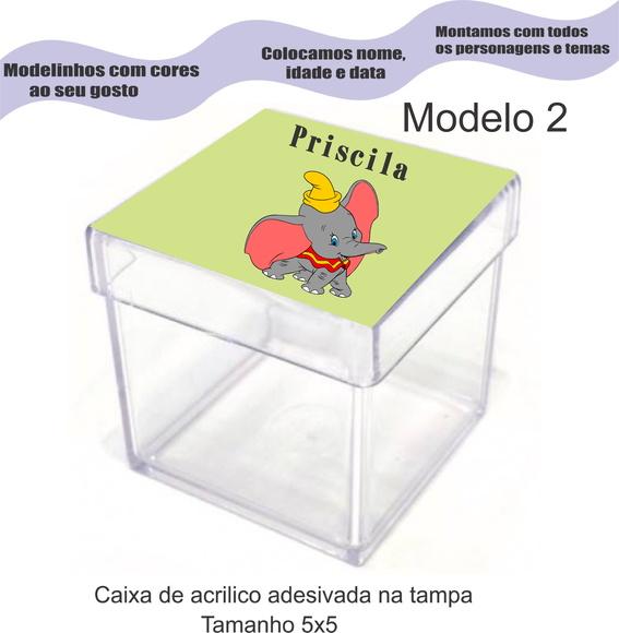 Caixa de Acrílico-dumbo