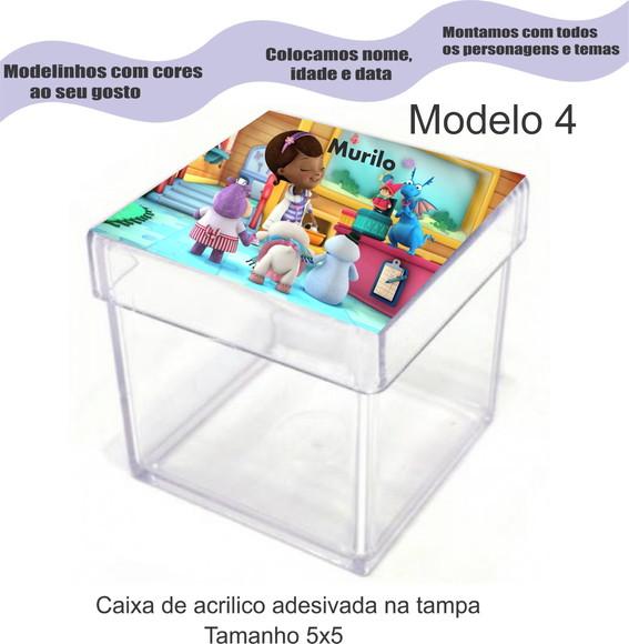 Caixa de Acrílico-doutora Brinquedos