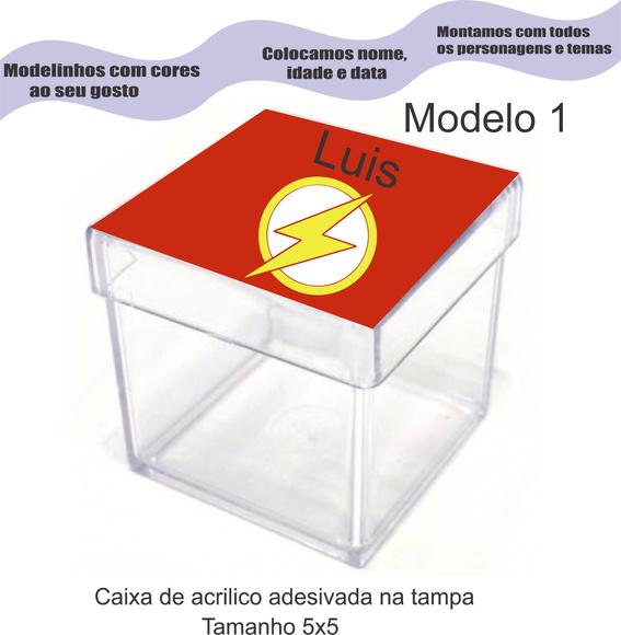 Caixa de Acrílico-flash