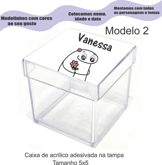 Caixa de Acrílico-flork