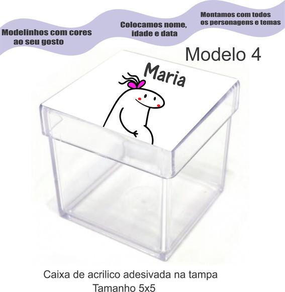 Caixa de Acrílico-flork