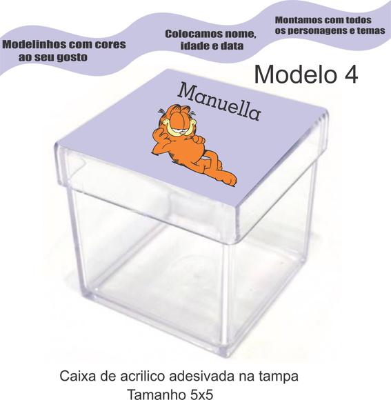 Caixa de Acrílico-garfield