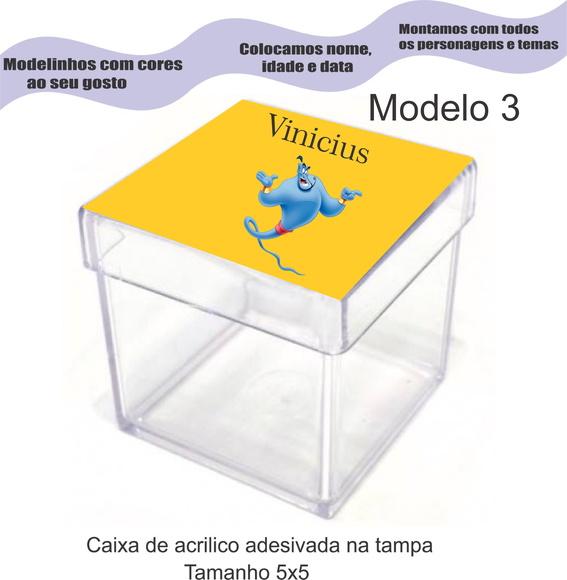 Caixa de Acrílico-genio