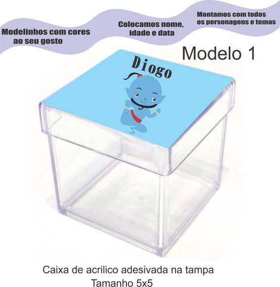 Caixa de Acrílico-genio