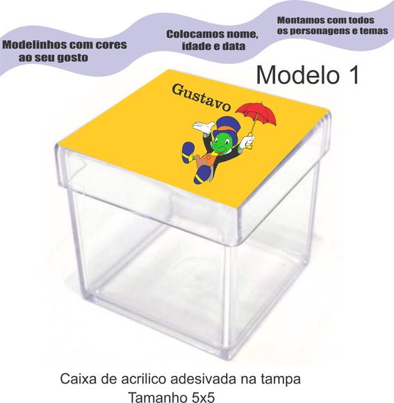 Caixa de Acrílico-grilo Falante