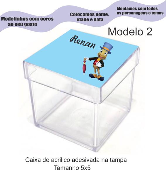 Caixa de Acrílico-grilo Falante