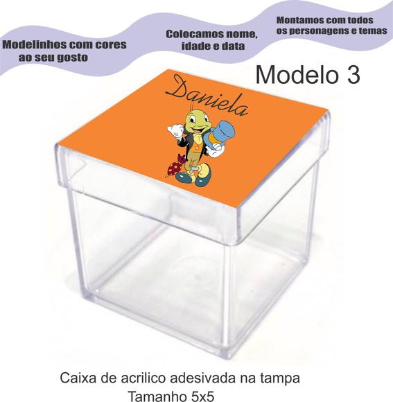 Caixa de Acrílico-grilo Falante