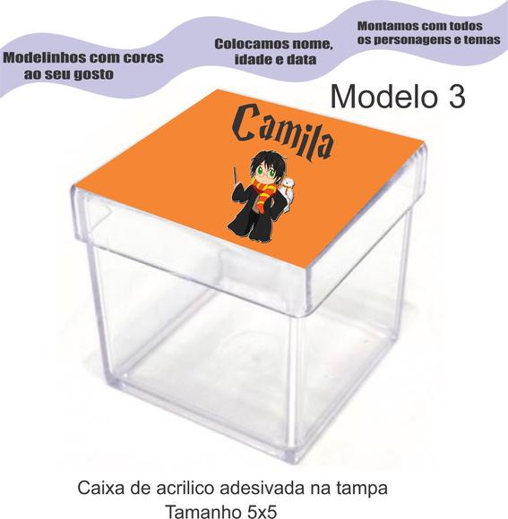 Caixa de Acrílico-harry Potter-modelo 1