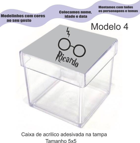Caixa de Acrílico-harry Potter-modelo 1
