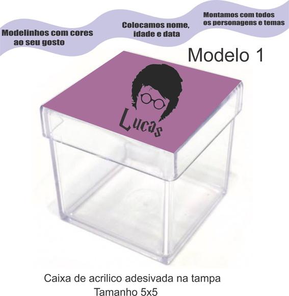 Caixa de Acrílico-harry Potter-modelo 2