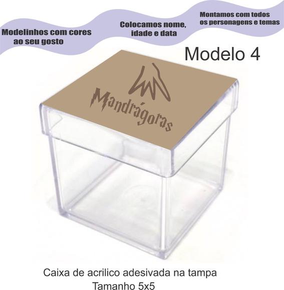 Caixa de Acrílico-harry Potter-modelo 2