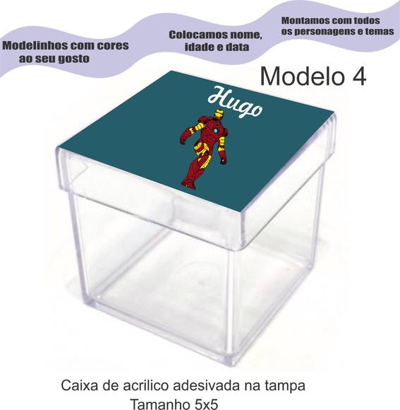 Caixa de Acrílico-homem de Ferro