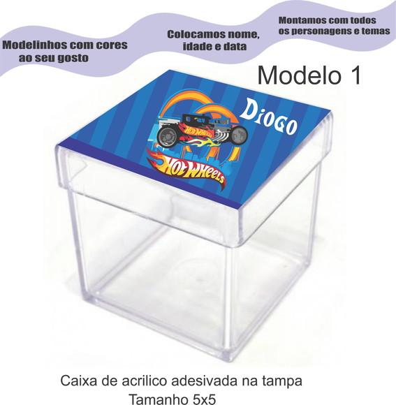 Caixa de Acrílico-hot Whells