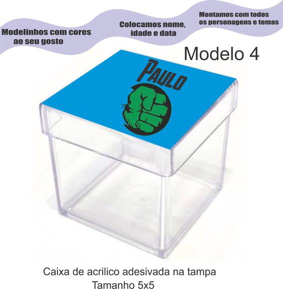 Caixa de Acrílico-hulk