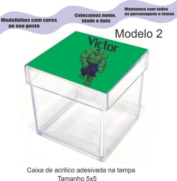 Caixa de Acrílico-hulk