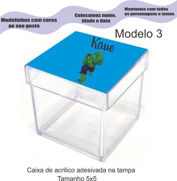 Caixa de Acrílico-hulk