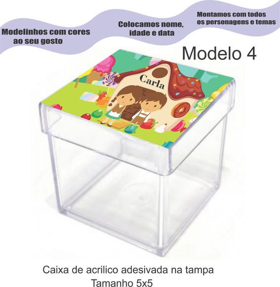 Caixa de Acrílico-joão e Maria