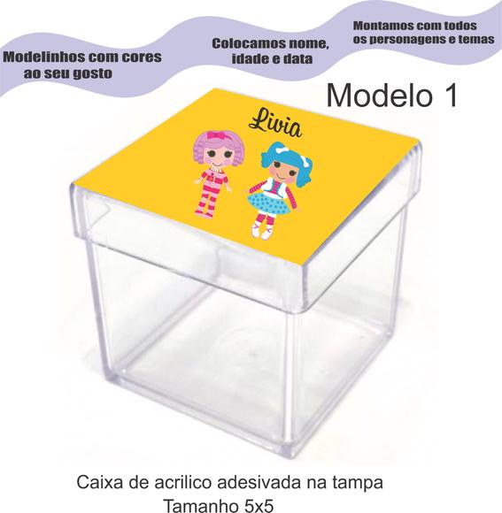 Caixa de Acrílico-lalaloopsy