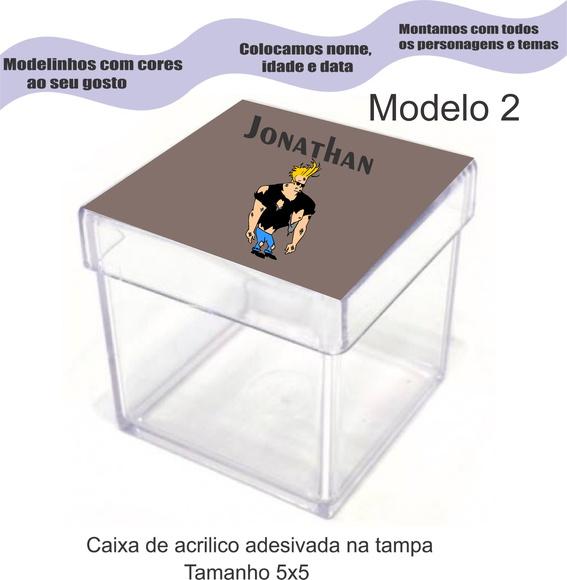 Caixa de Acrílico-johnny Bravo