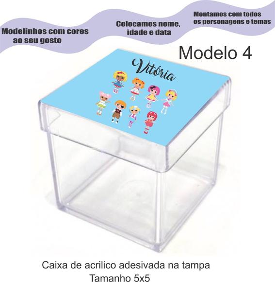 Caixa de Acrílico-lalaloopsy