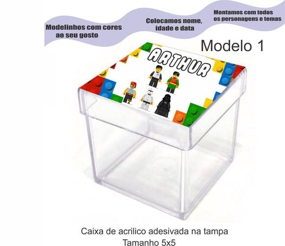 Caixa de Acrílico-lego