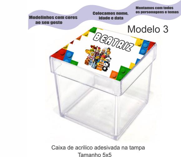 Caixa de Acrílico-lego