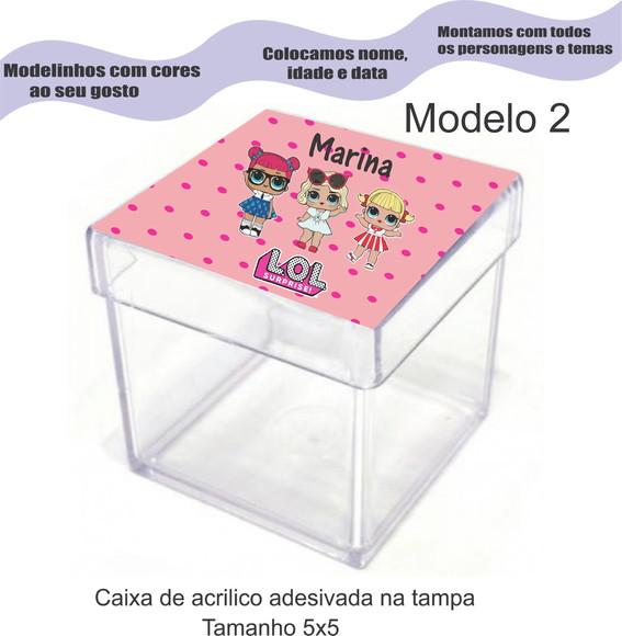 Caixa de Acrílico-lol Surprise