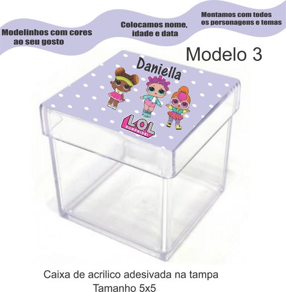 Caixa de Acrílico-lol Surprise