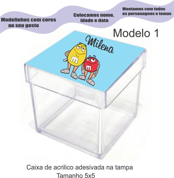 Caixa de Acrílico-m&m