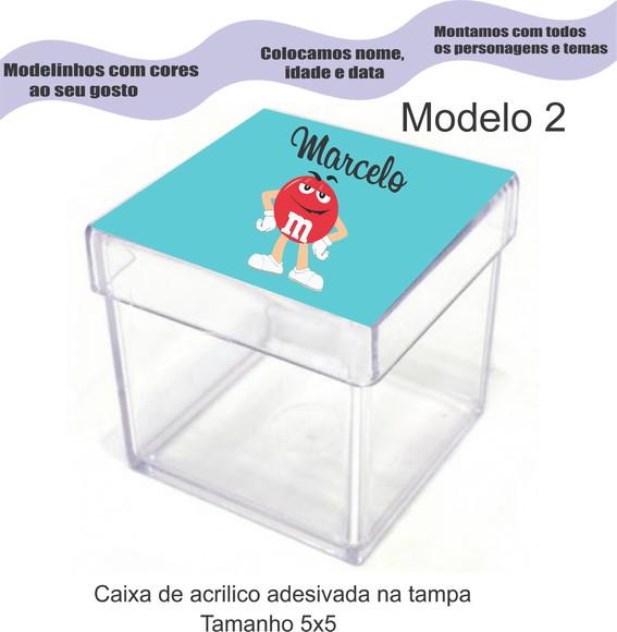 Caixa de Acrílico-m&m