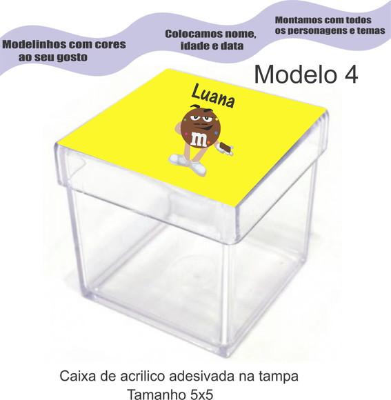 Caixa de Acrílico-m&m