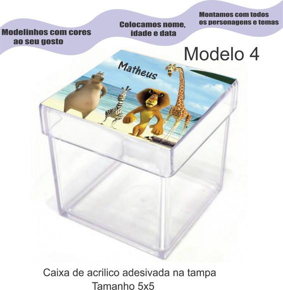 Caixa de Acrílico-madagascar