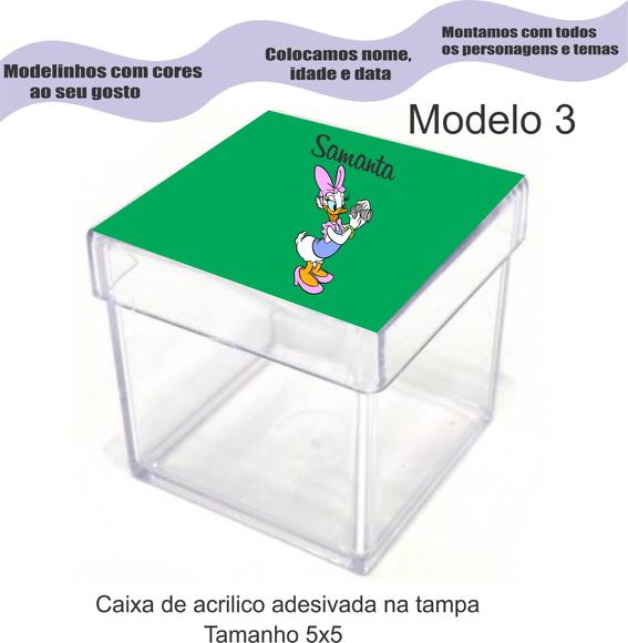Caixa de Acrílico-margarida