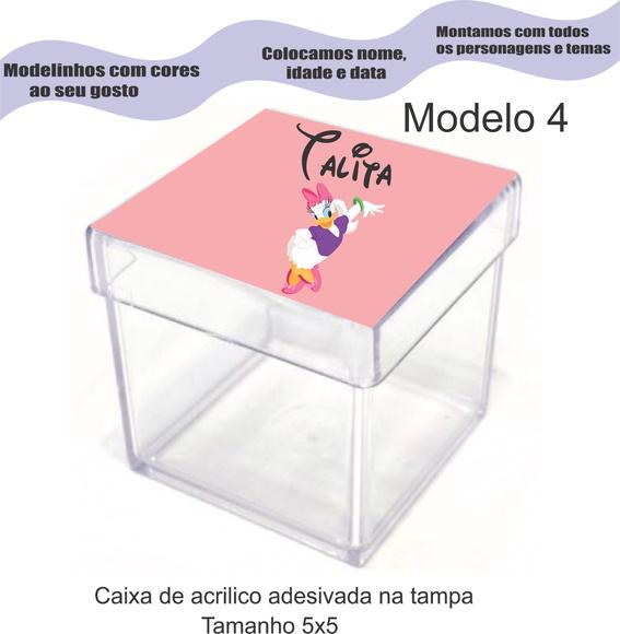 Caixa de Acrílico-margarida