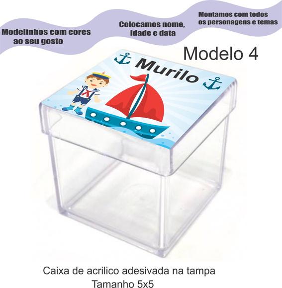 Caixa de Acrílico-marinheiro