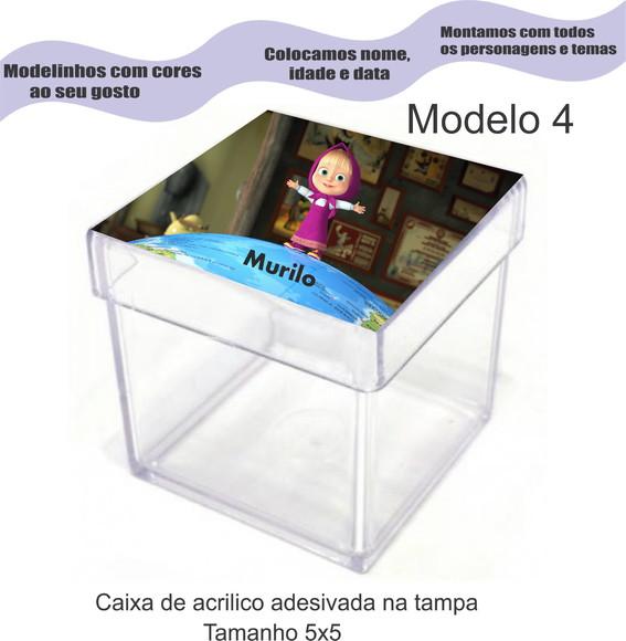 Caixa de Acrílico-masha