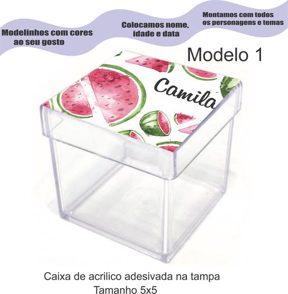 Caixa de Acrílico-melancia