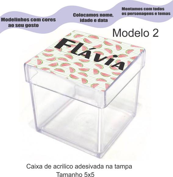 Caixa de Acrílico-melancia