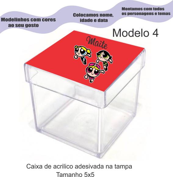 Caixa de Acrílico-menina Super Poderosas