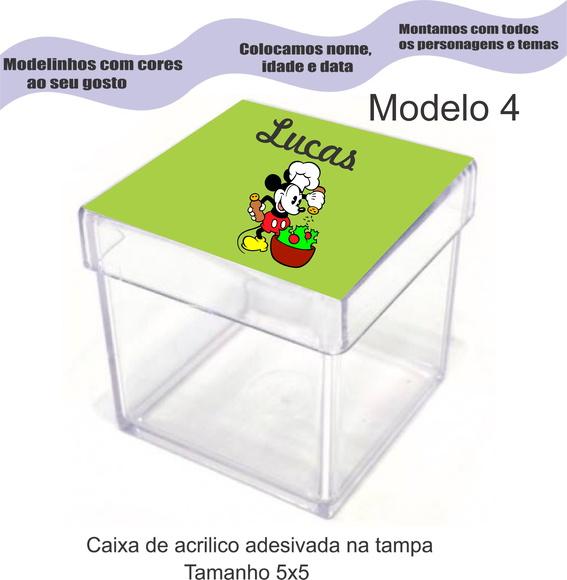 Caixa de Acrílico-mickey