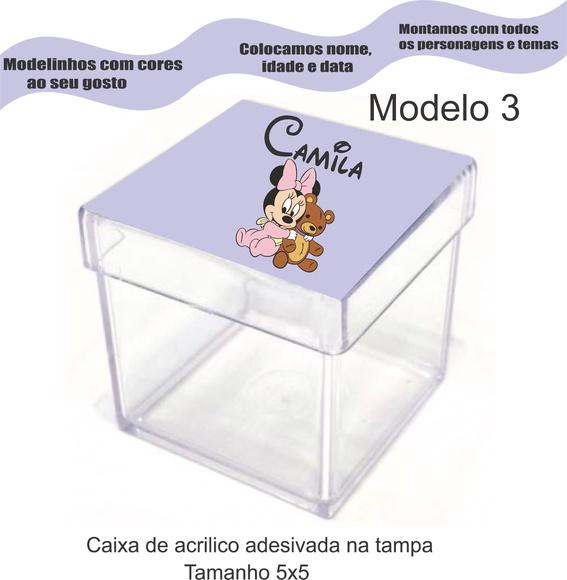 Caixa de Acrílico-mickey Baby
