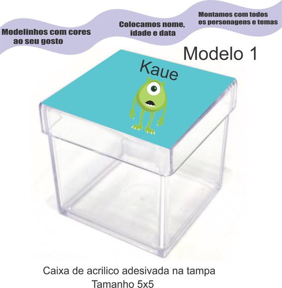 Caixa de Acrílico-mike Wazowski