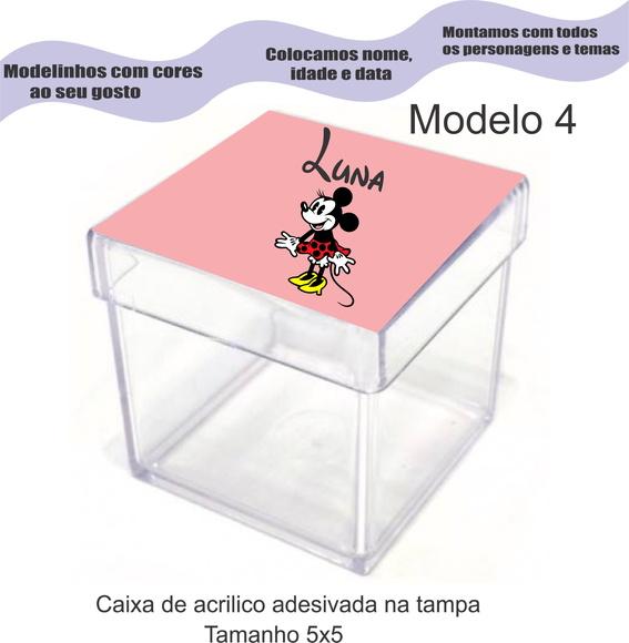 Caixa de Acrílico-minnie
