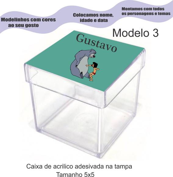 Caixa de Acrílico-mogli