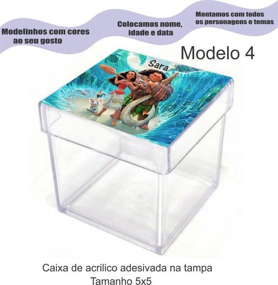 Caixa de Acrílico-moana e Mauí