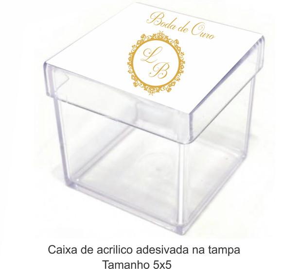 Caixa de Acrílico-monograma 13