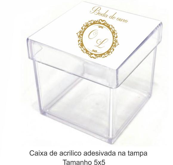 Caixa de Acrílico-monograma 20