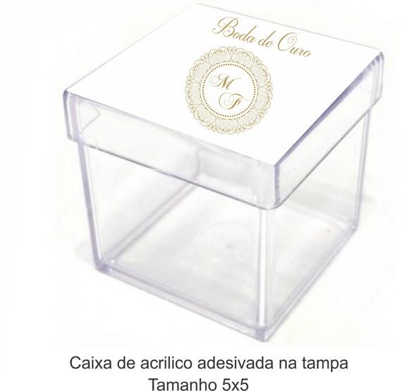 Caixa de Acrílico-monograma 18