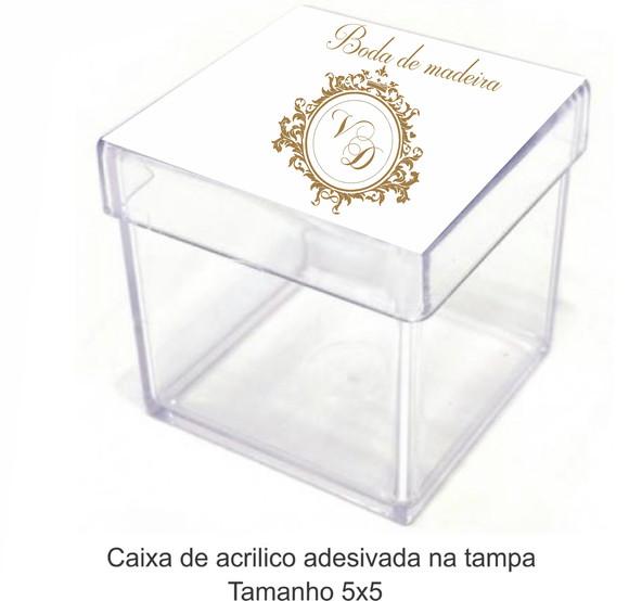 Caixa de Acrílico-monograma 19