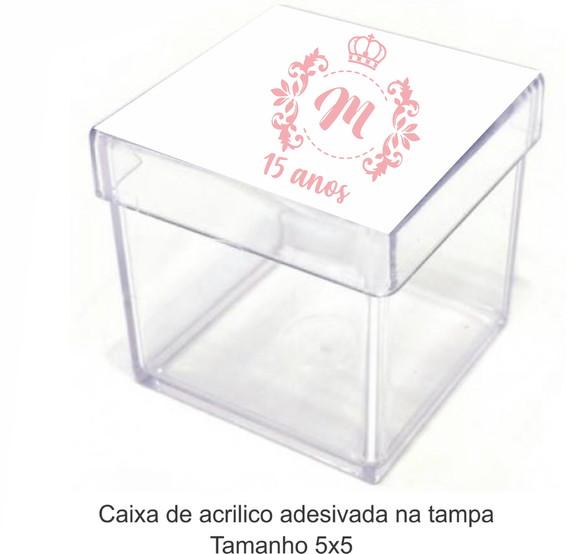 Caixa de Acrílico-monograma 27